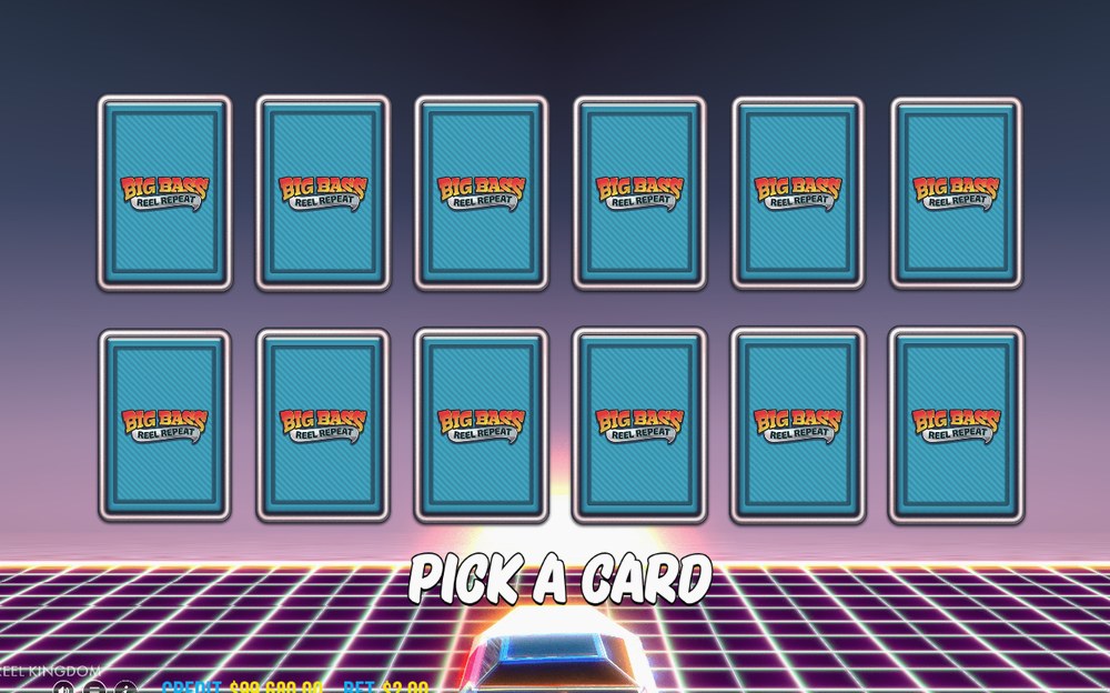 Bonus screen with the 2x, 3x and 10x ladder